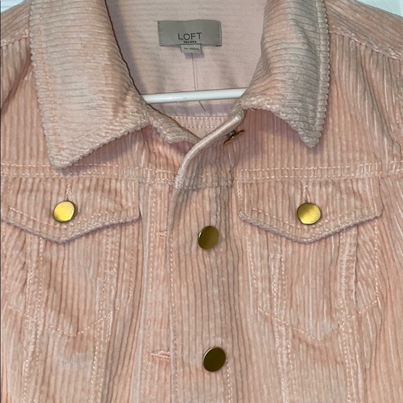 Light Pink Corduroy Loft Jacket - Picture 4 of 5